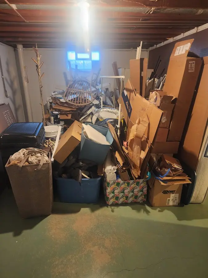 Roll-off dumpster container at job site for Concrete Dumpster Rental in Blanchester